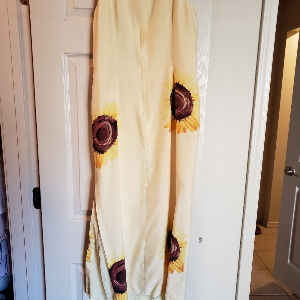 Silk maxi dress